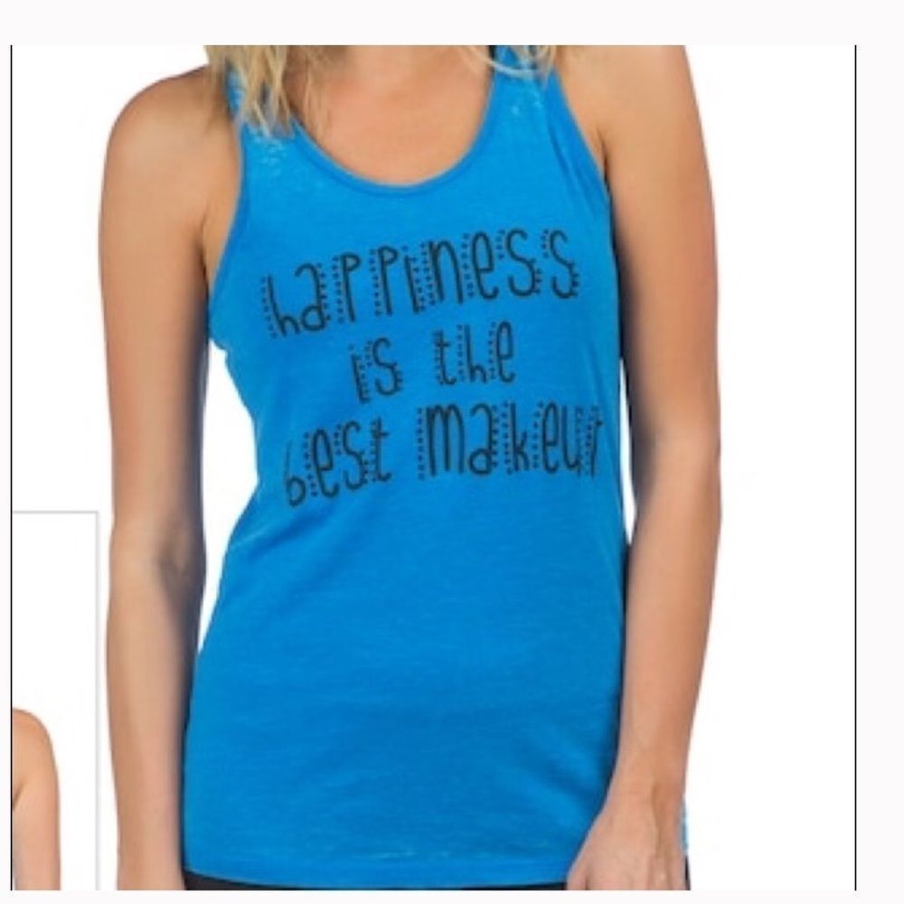 ✨JUST IN✨Happiness is The Best Makeup Tank